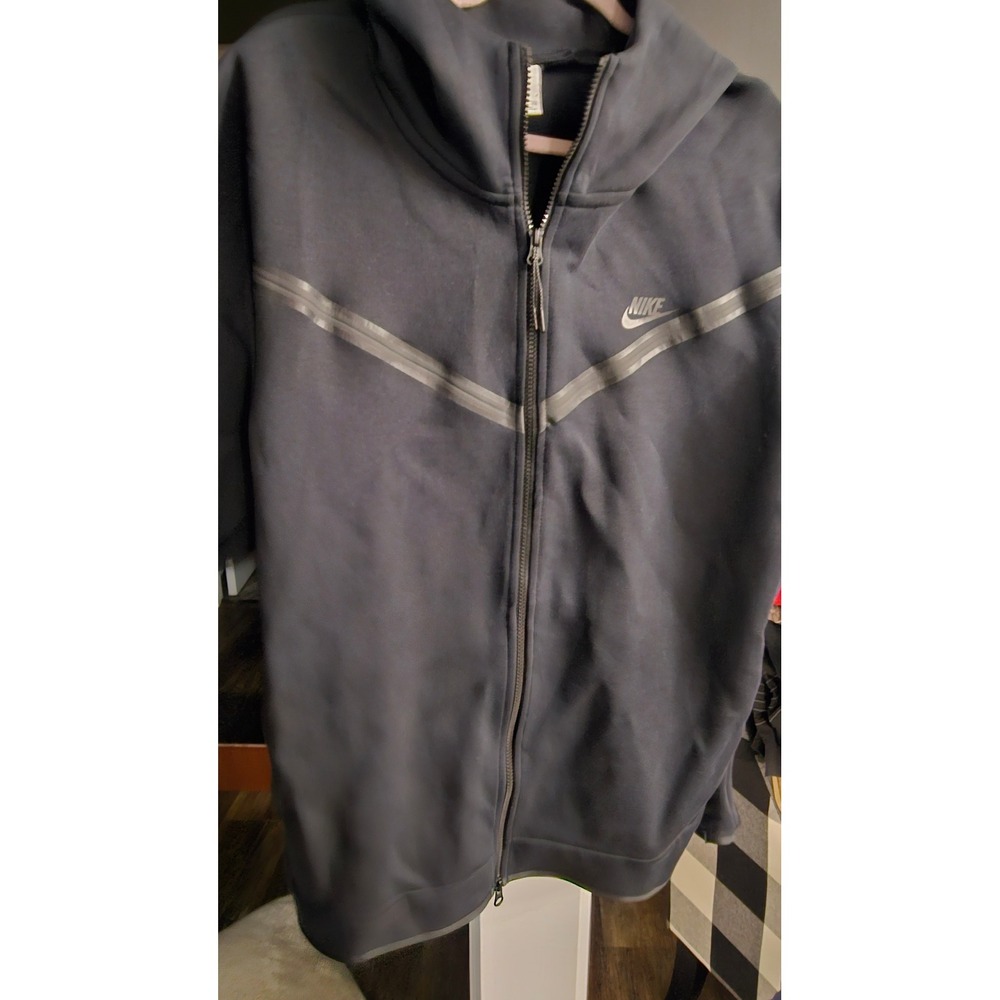 Gorpcore Nike Tech Fleece Full Zip Hoodie Black XL Sporty CU4489-010